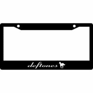 Deftones Pony Logo License Plate Frame