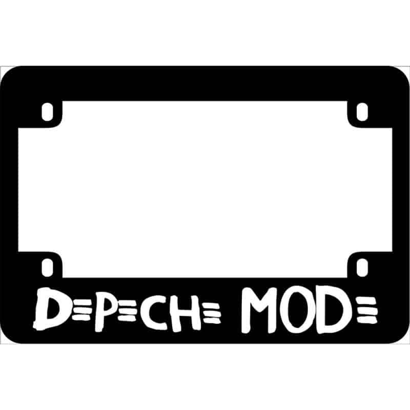 Depeche Mode Motorcycle License Frame