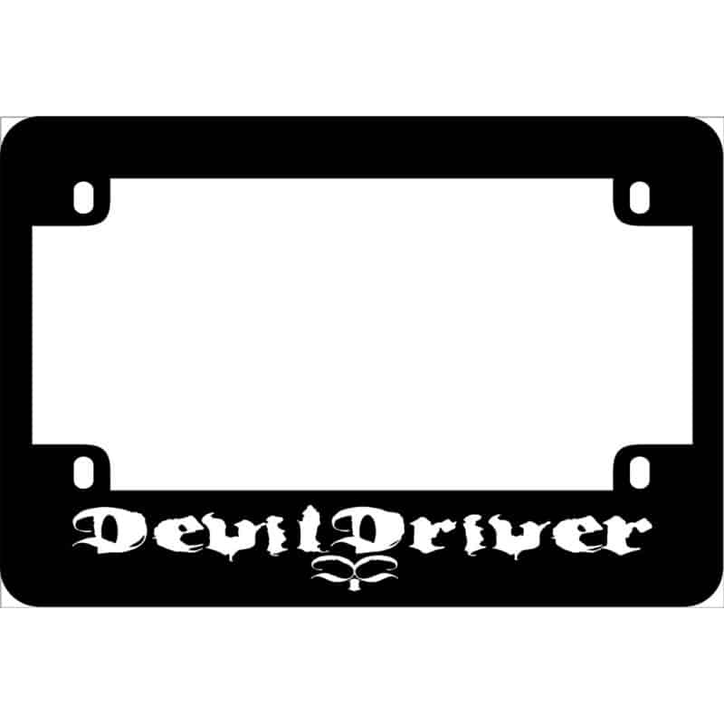 Devildriver Band Logo Motorcycle License Frame