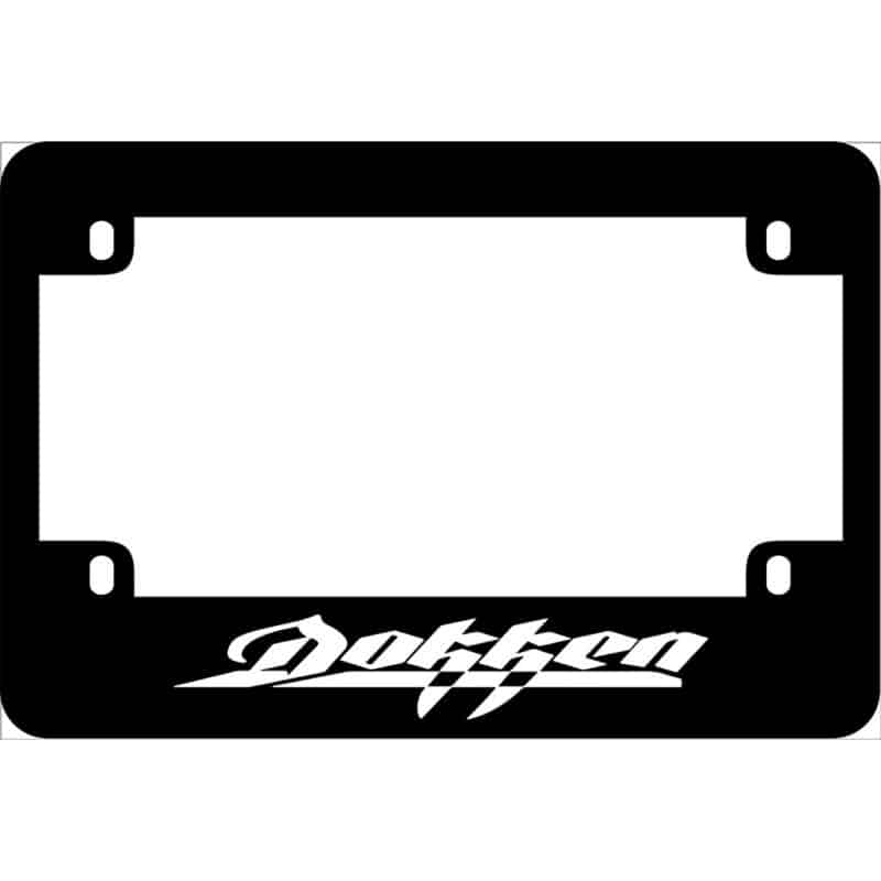 Dokken Motorcycle License Frame