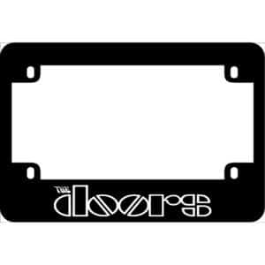 Doors Band Motorcycle License Frame