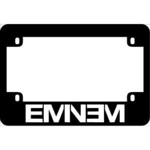 Eminem Logo Motorcycle License Frame