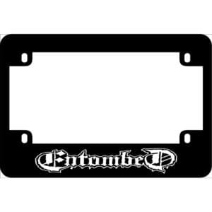 Entombed Motorcycle License Frame