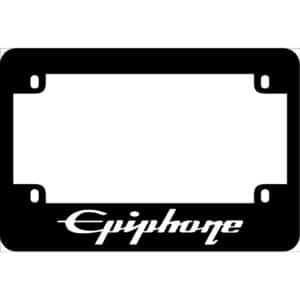 Epiphone Logo Motorcycle License Frame