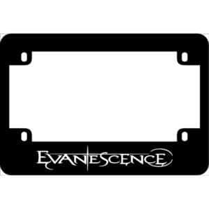 Evanescence Logo Motorcycle License Frame