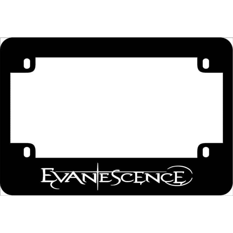 Evanescence Logo Motorcycle License Frame