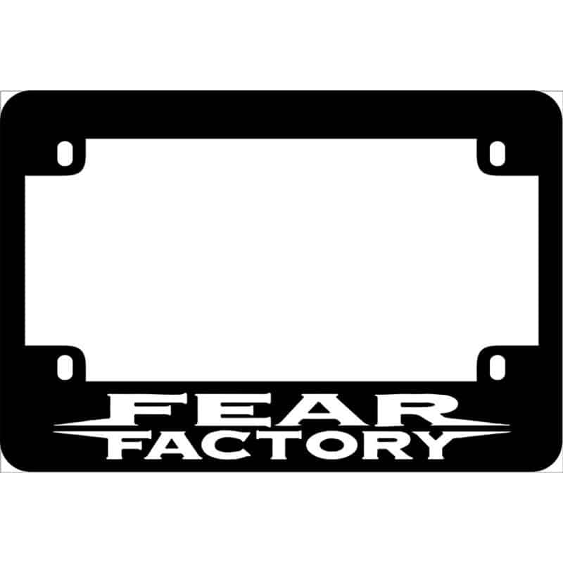 Fear Factory Motorcycle License Frame