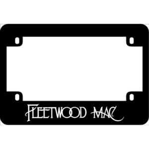 Fleetwood Mac Motorcycle License Frame