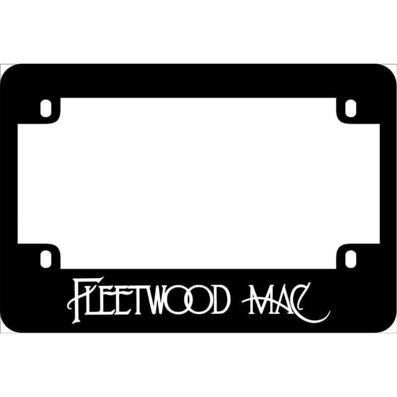 Fleetwood Mac Motorcycle License Frame