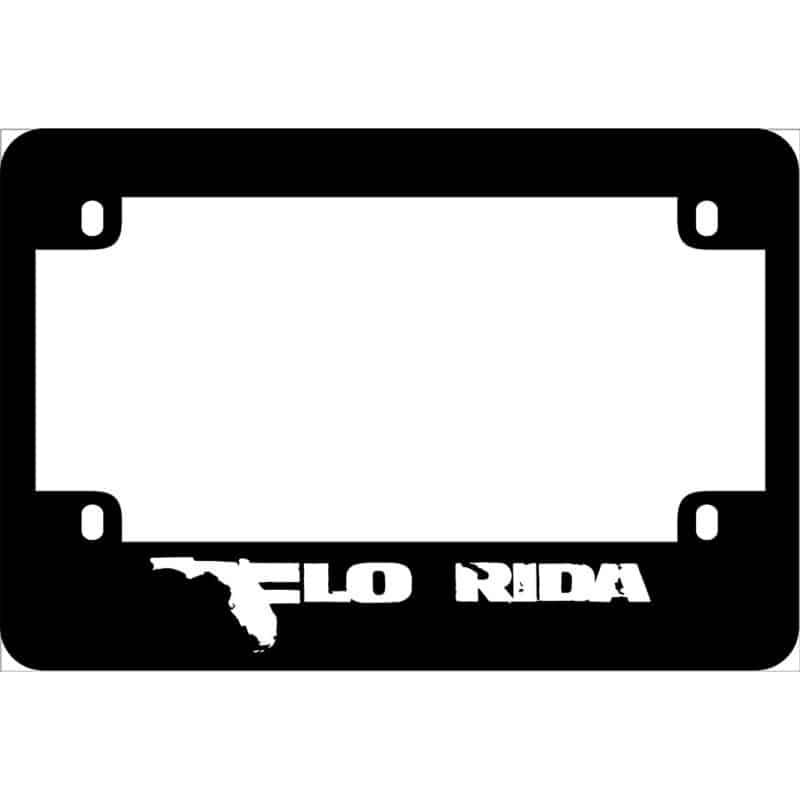 Flo Rida Motorcycle License Frame