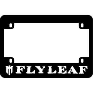 Flyleaf Band Logo Motorcycle License Frame