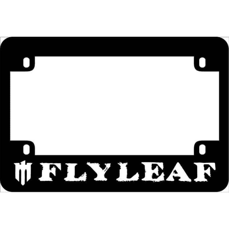 Flyleaf Band Logo Motorcycle License Frame