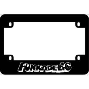 Funkadelic Band Motorcycle License Frame