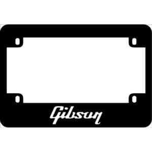 Gibson Guitars Motorcycle License Frame