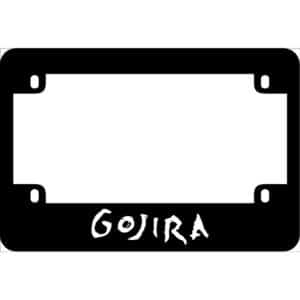 Gojira Band Motorcycle License Frame