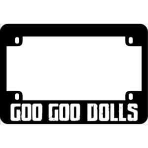 Goo Goo Dolls Motorcycle License Frame