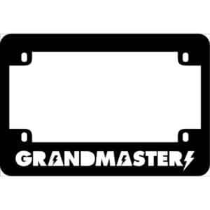 Grandmaster Flash Motorcycle License Frame