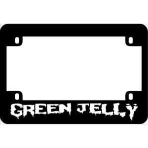 Green Jelly Motorcycle License Frame