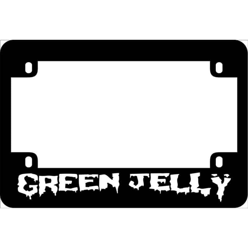 Green Jelly Motorcycle License Frame