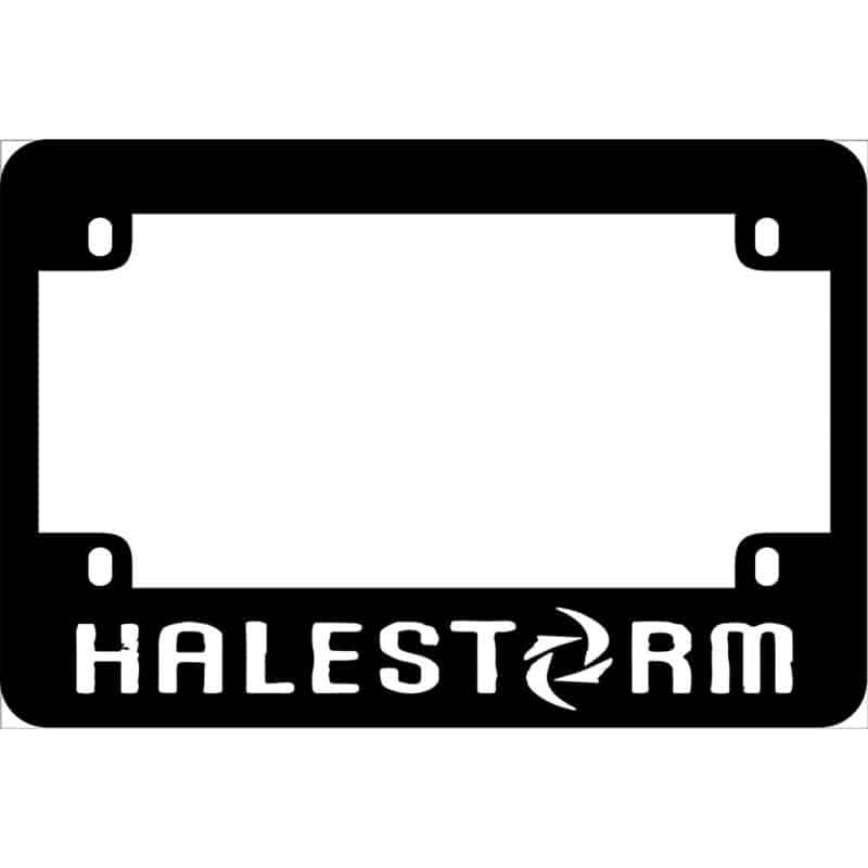 Halestorm Band Logo Motorcycle License Frame