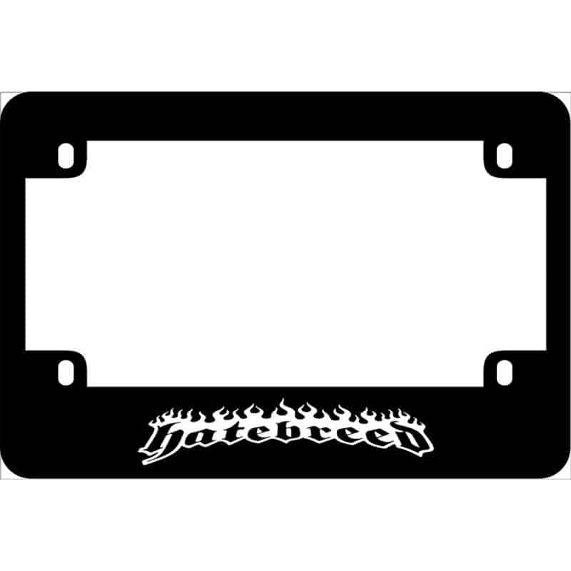 Hatebreed Band Logo Motorcycle License Frame