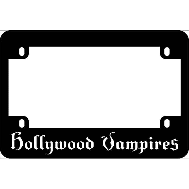 Hollywood Vampires Motorcycle License Frame