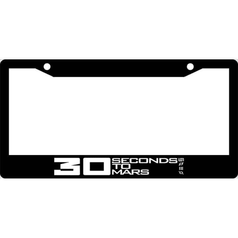 30 Seconds To Mars License Plate Frame