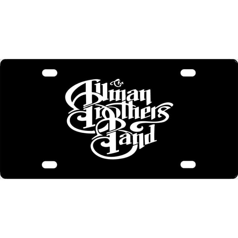 Allman Brothers Band Logo License Plate