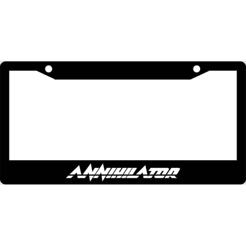 Annihilator Band Logo License Plate Frame