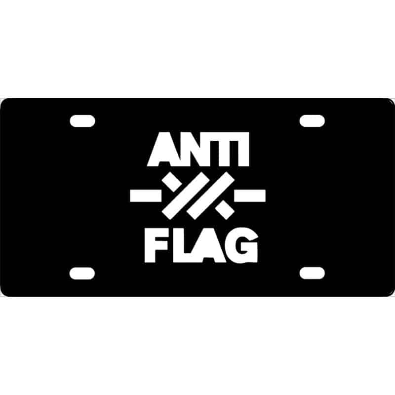 Anti Flag Band Logo License Plate