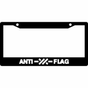 Anti Flag Band Logo License Plate Frame