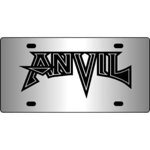 Anvil Band Logo Mirror License Plate