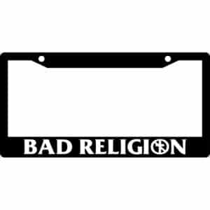 Bad Religion Band Logo License Plate Frame