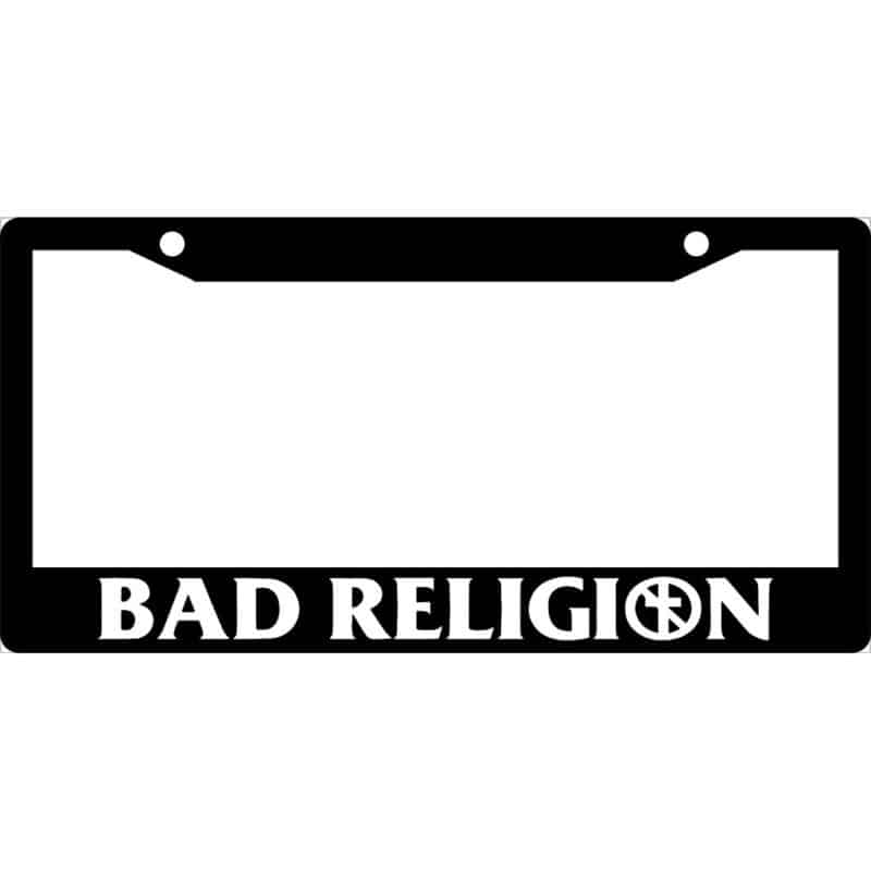 Bad Religion Band Logo License Plate Frame