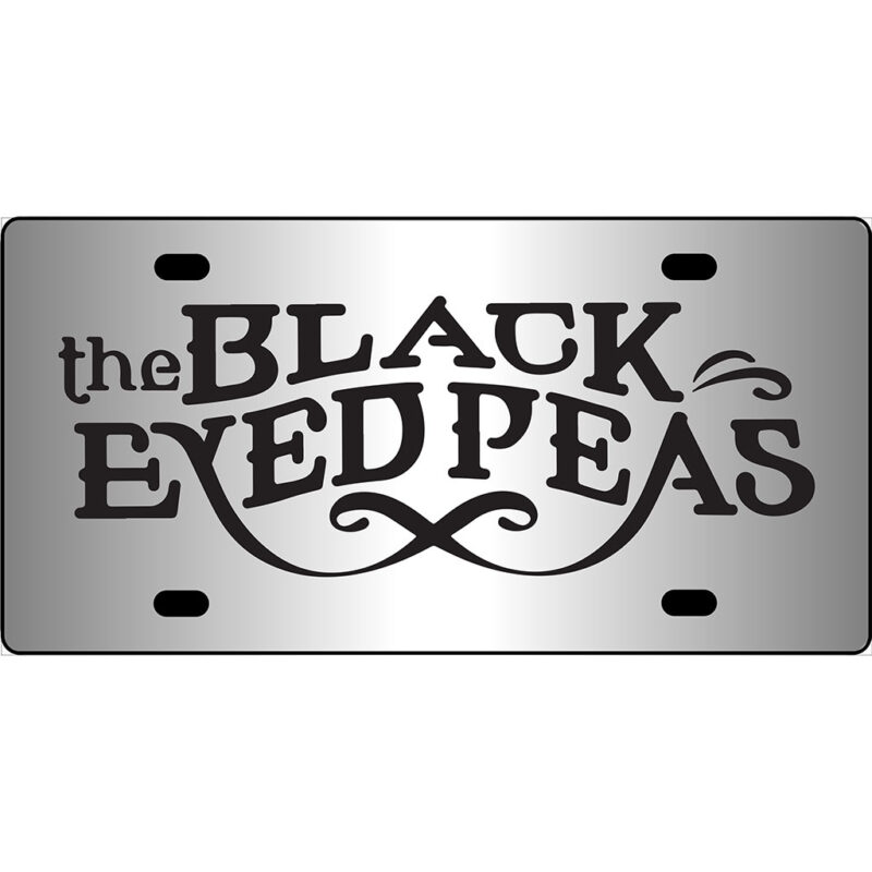 Black Eyed Peas Logo Mirror-License Plate