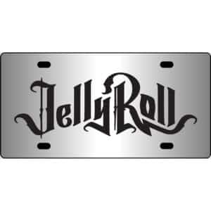 Jelly Roll Mirror License Plate