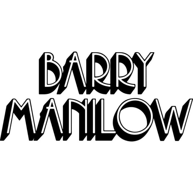 Barry Manilow Decal Sticker