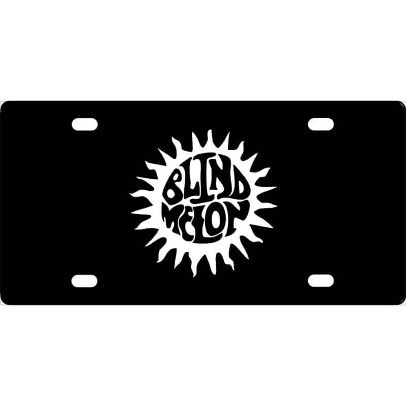 Blind Melon Band Logo License Plate