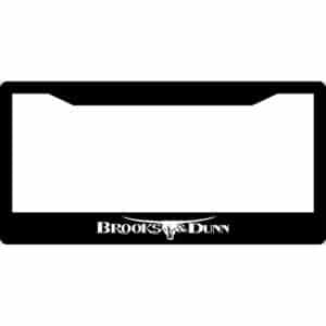 Brooks & Dunn Logo License Plate Frame