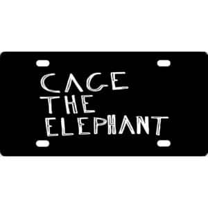 Cage The Elephant Logo License Plate