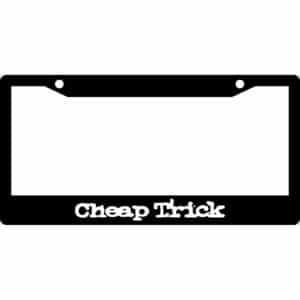 Cheap Trick Logo License Plate Frame