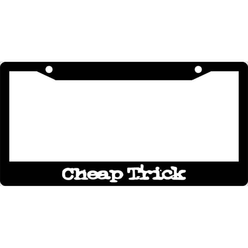 Cheap Trick Logo License Plate Frame