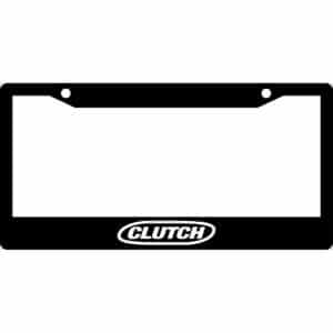 Clutch Band Logo License Plate Frame