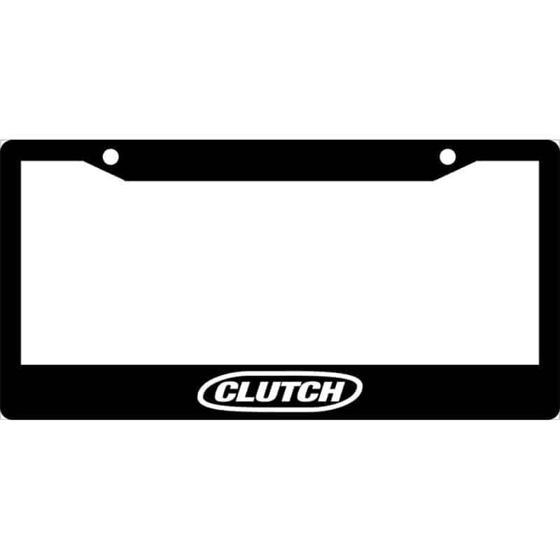 Clutch Band Logo License Plate Frame