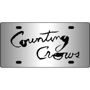 Counting Crows Band Logo Mirror License Plate