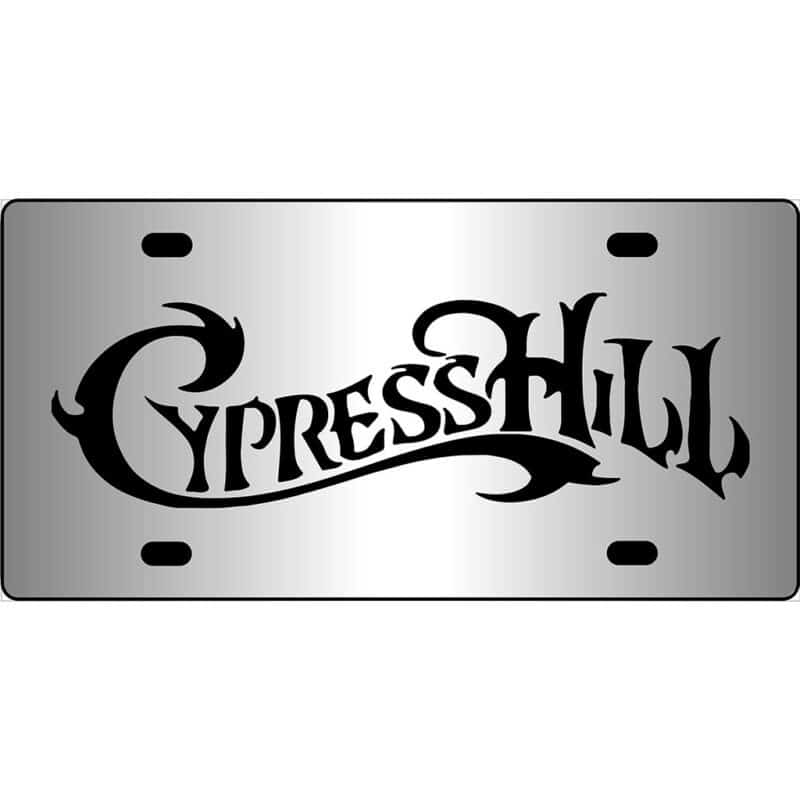 Cypress Hill Logo Mirror License Plate