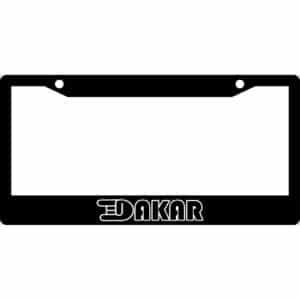 Dakar Band Logo License Plate Frame