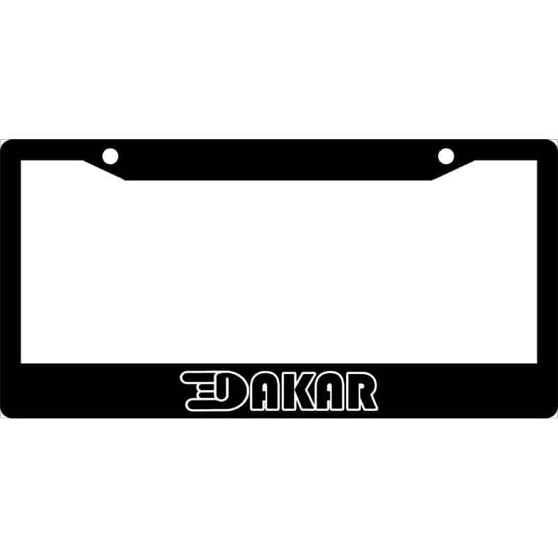 Dakar Band Logo License Plate Frame