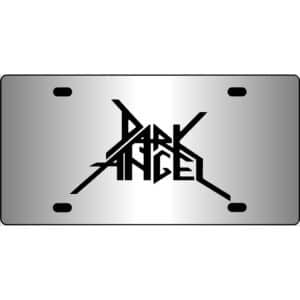 Dark Angel Band Logo Mirror License Plate