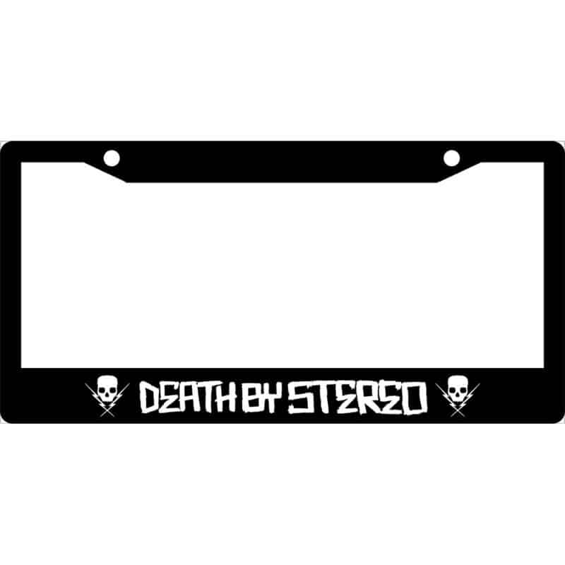 Death By Stereo Band Logo License Plate Frame